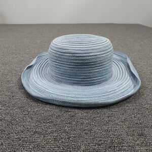 Wallaroo Hat Sun Womens One Size Blue Wide Brim Floppy Beach Striped Sydney
